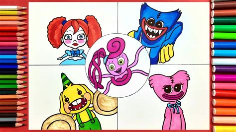 poppy playtime cartoon characters|poppy playtime characters drawing.